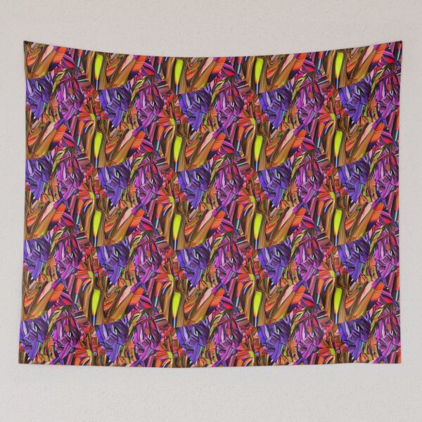 Item preview, Seamless order of stylized leaf designed and sold by Shape-And-Color.