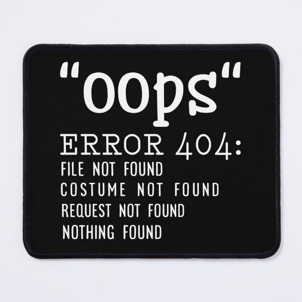 Item preview, Error 404 file not found. designed and sold by Umiska.