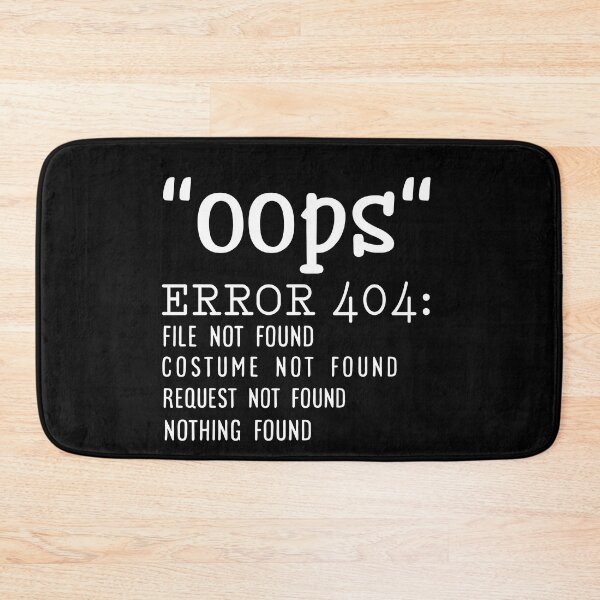Item preview, Error 404 file not found. designed and sold by Umiska.