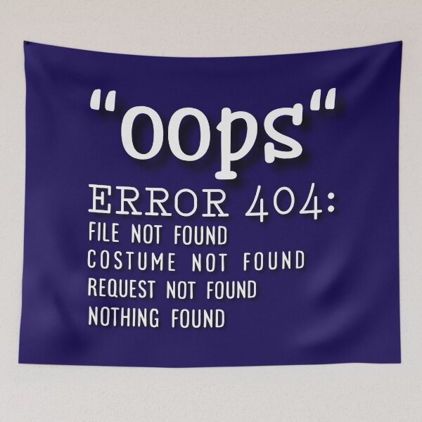 Item preview, Error 404 file not found. designed and sold by Umiska.
