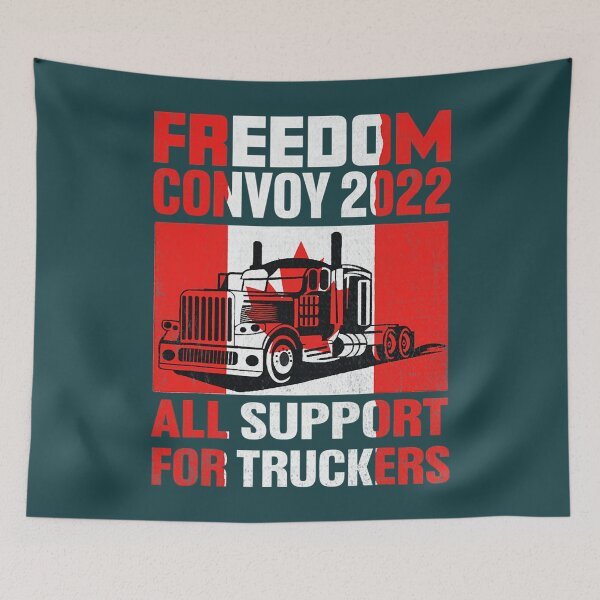 Item preview, Freedom Convoy 2022, Canadian Trucker Tees, Kids Mens Womens designed and sold by ThachHaoNgo.