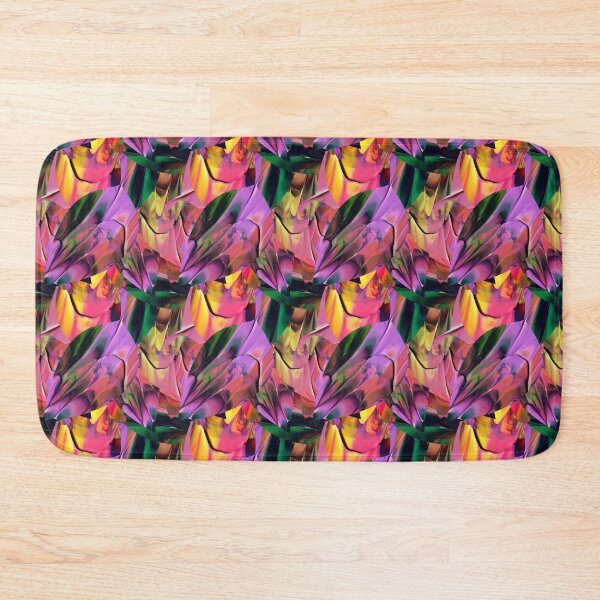 Item preview, Stylized leaves in acrilic paint designed and sold by Shape-And-Color.