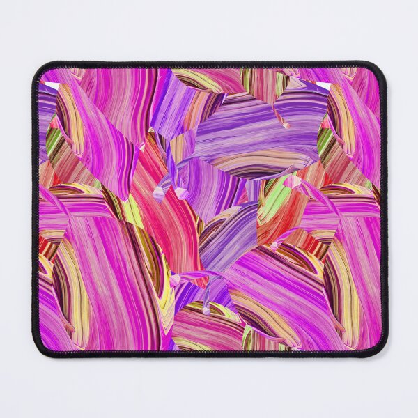 Item preview, Acrylic color mix in a seamless pattern of leaves designed and sold by Shape-And-Color.