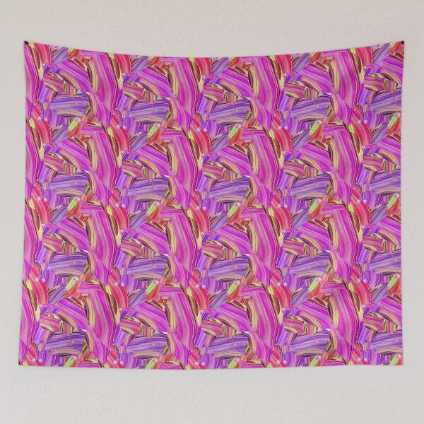 Item preview, Acrylic color mix in a seamless pattern of leaves designed and sold by Shape-And-Color.