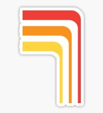 70's Rainbow Sticker