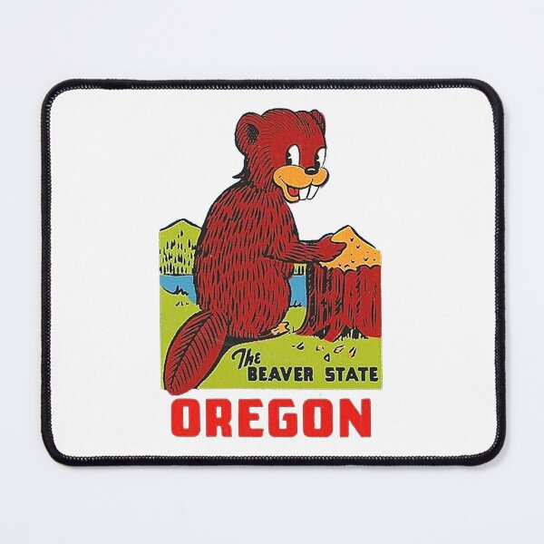Item preview, Oregon Beaver State Distressed Vintage designed and sold by RusiannArt.