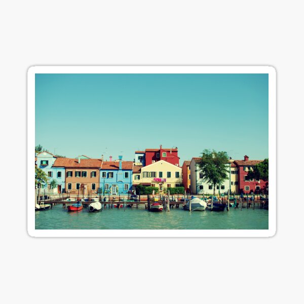 Burano, the beautiful Sticker