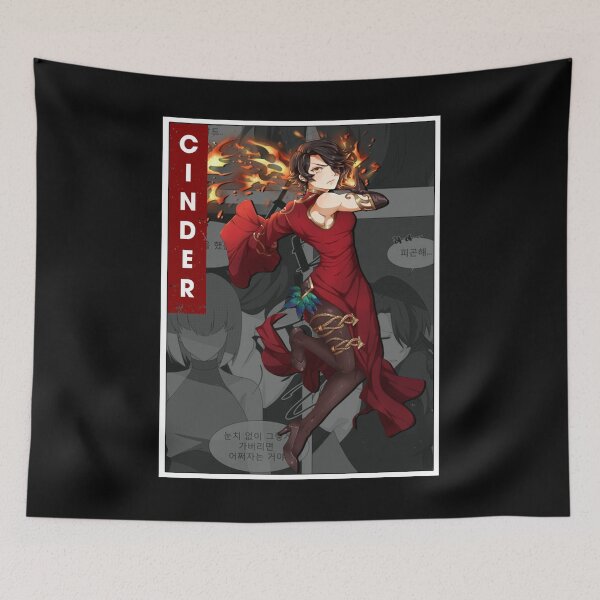 Item preview, Cinder wear red dress poster vintage designed and sold by Correia6534.
