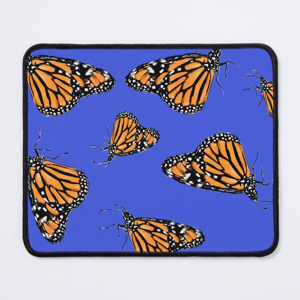 Item preview, Monarch Butterflies on blue designed and sold by Faerieglen.