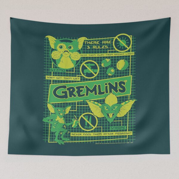 Item preview, Kids Gremlins Three Rules Schematics designed and sold by ThachHaoNgo.