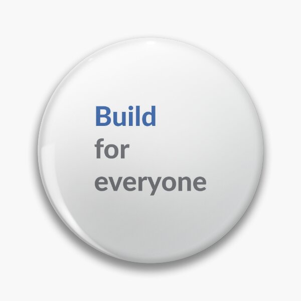 Item preview, Build for everyone designed and sold by UXUI-LAB.