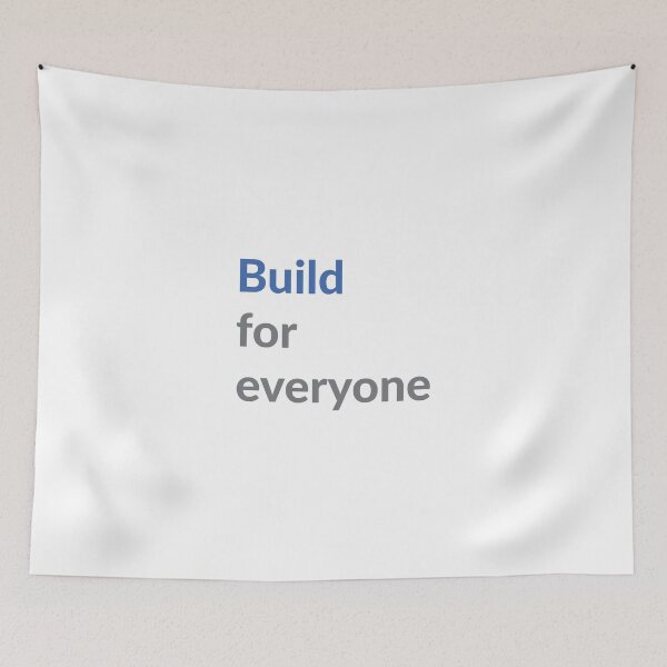 Item preview, Build for everyone designed and sold by UXUI-LAB.