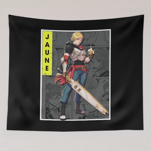 Item preview, Jaune Arc boy character anime influenced poster designed and sold by Correia6534.