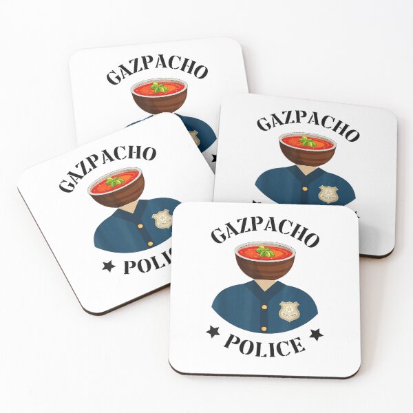 Item preview, Gazpacho Police Greene Funny Gazpacho Police Meme Saying designed and sold by lukelarkind.