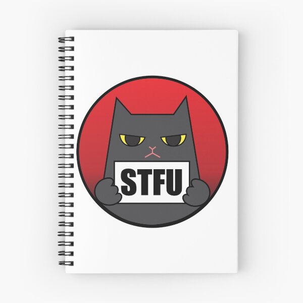 Item preview, Antisocial Kittie - STFU designed and sold by kittieandbunnie.