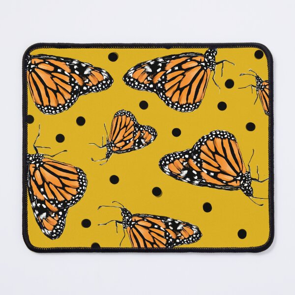 Item preview, Butterflies and spots on yellow designed and sold by Faerieglen.