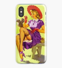 Squirls N Girls iPhone Case