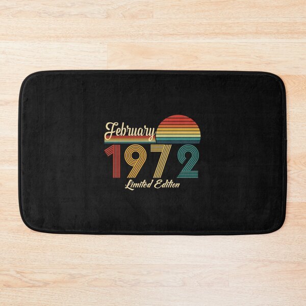 Item preview, February 1972 50 Years Of Being Awesome Limited Edition Since Old Vintage Tees   designed and sold by GalaxyPDX.