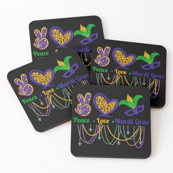 Item preview, Peace, Love, Mardi Gras designed and sold by desireedickens.