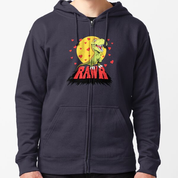 Love Rex Zipped Hoodie
