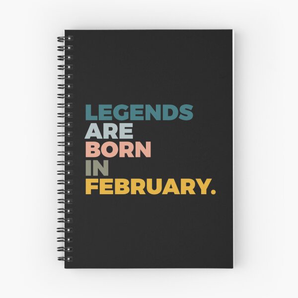 Item preview, Legends Are Born In February  Pop Art Color  February Birthday designed and sold by GalaxyPDX.