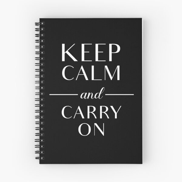 Item preview, Keep Calm and Carry On - Black and White  designed and sold by vooART.