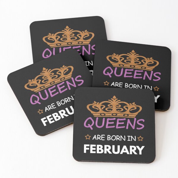 Item preview, Queens Are Born in February Fitted Scoop  designed and sold by GalaxyPDX.