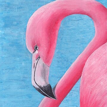 Artwork thumbnail, Ophelia the flamingo by GillianAdams