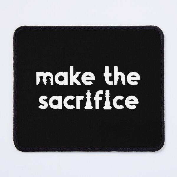 Item preview, Chess Words Make The Sacrifice - Chess designed and sold by 10PercentTees.