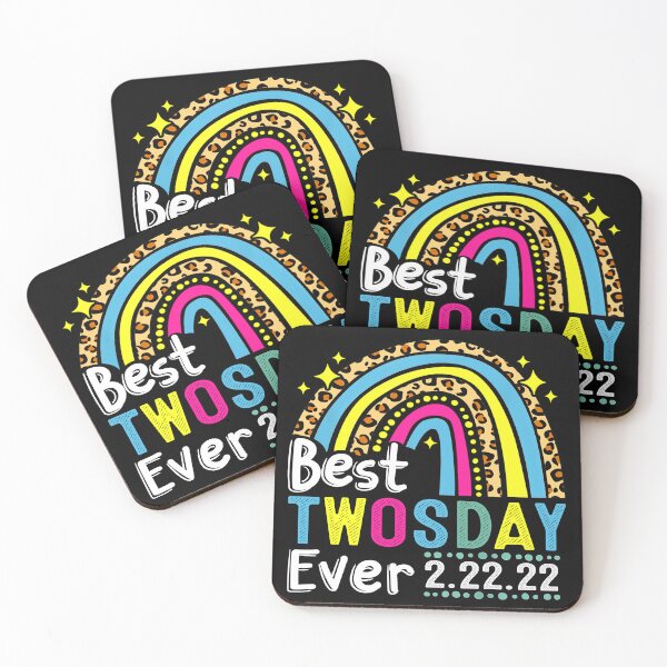 Item preview, Happy Twosday 2022 Leopard Rainbow Twos Day 2/22/22  designed and sold by Meggie179.