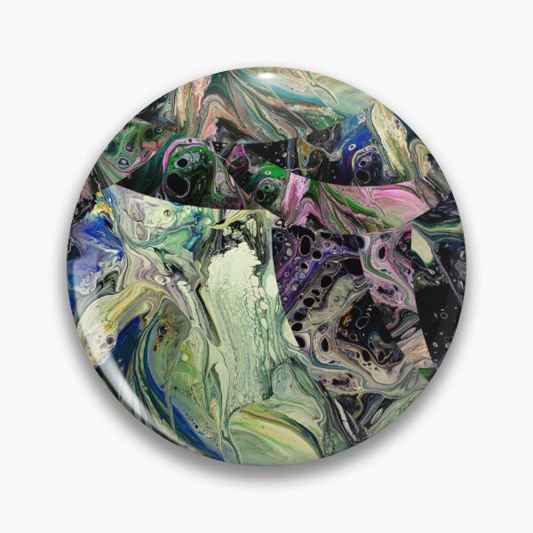 Item preview, Fluid art of paint pouring designed and sold by Shape-And-Color.