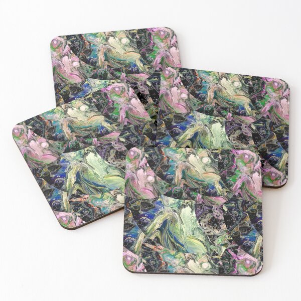 Item preview, Fluid art of paint pouring designed and sold by Shape-And-Color.