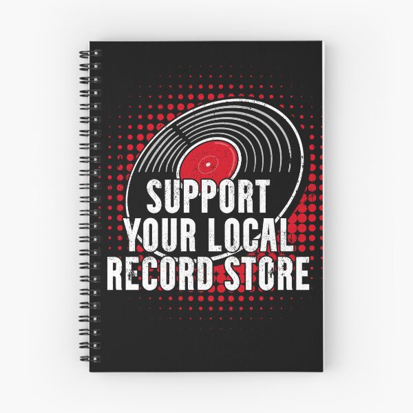 Item preview, Support Your Local Record Store designed and sold by Happy Puppy Print On Demand.