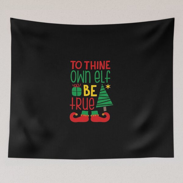 Item preview, William Shakespeare Christmas Gift To Thine Own Elf Be True designed and sold by celestekey.