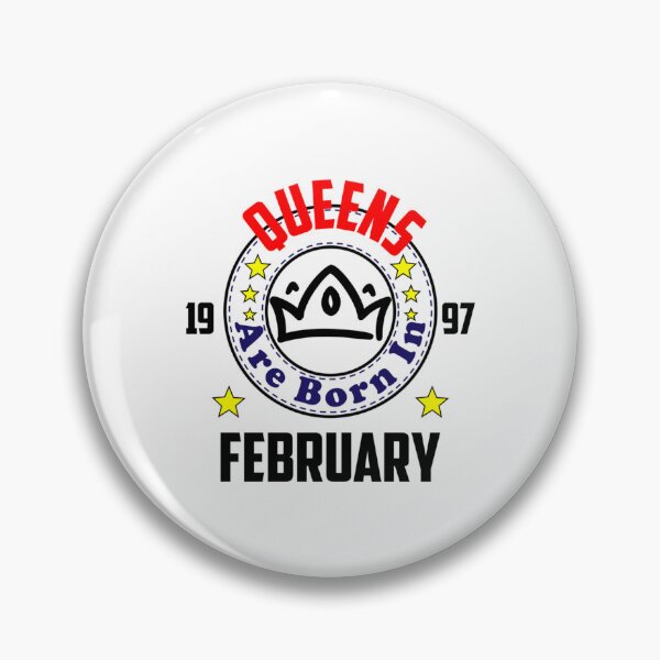 Item preview, queens are born in february, february queen vintage design, february born quotes.      designed and sold by GalaxyPDX.