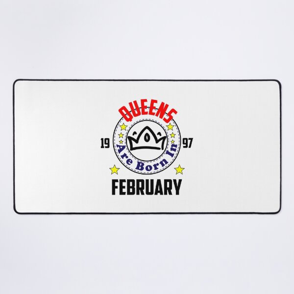 Item preview, queens are born in february, february queen vintage design, february born quotes.      designed and sold by GalaxyPDX.