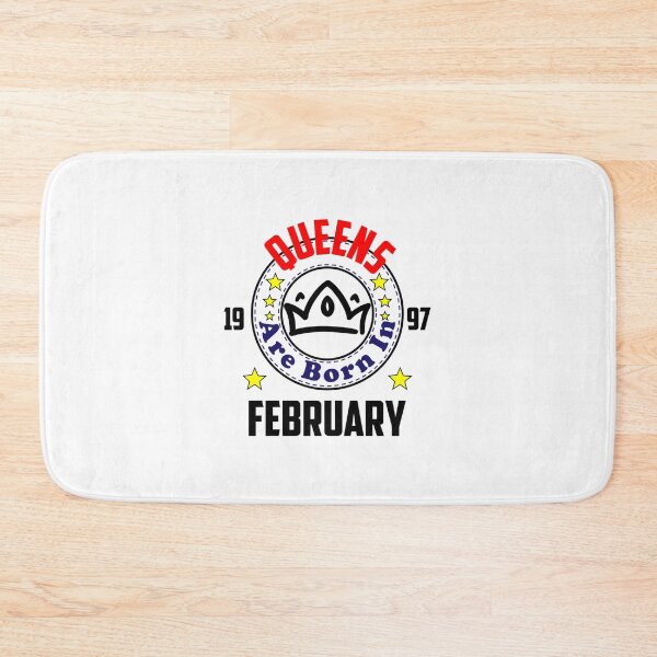 Item preview, queens are born in february, february queen vintage design, february born quotes.      designed and sold by GalaxyPDX.