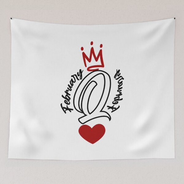 Item preview, February queen birthday, queens are born in february, february born quotes, february daughter birthd designed and sold by GalaxyPDX.