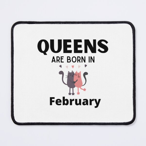 Item preview, Queen Are Born February Queens birthday quotes designed and sold by GalaxyPDX.