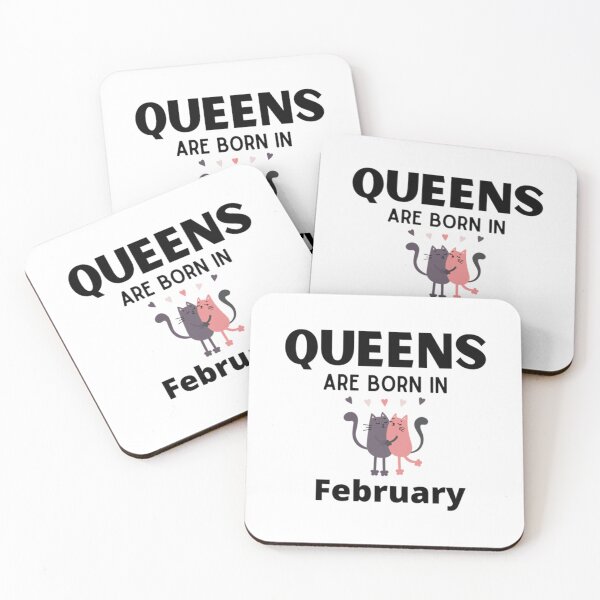Item preview, Queen Are Born February Queens birthday quotes    designed and sold by GalaxyPDX.