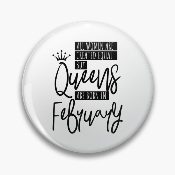 Item preview, Queens Are Born In February  Fitted Scoop  designed and sold by GalaxyPDX.