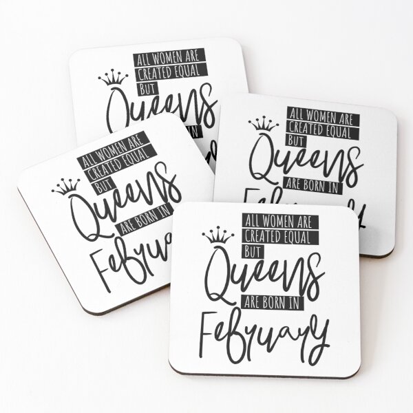 Item preview, Queens Are Born In February  Fitted Scoop  designed and sold by GalaxyPDX.