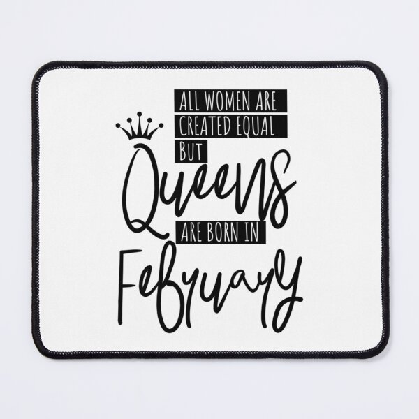 Item preview, Queens Are Born In February  Fitted Scoop  designed and sold by GalaxyPDX.