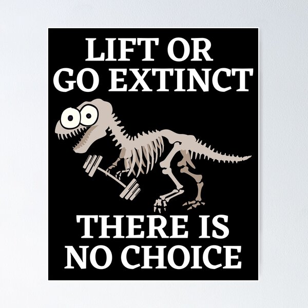 Item preview, Lift or go extinct designed and sold by KDM-Designs.