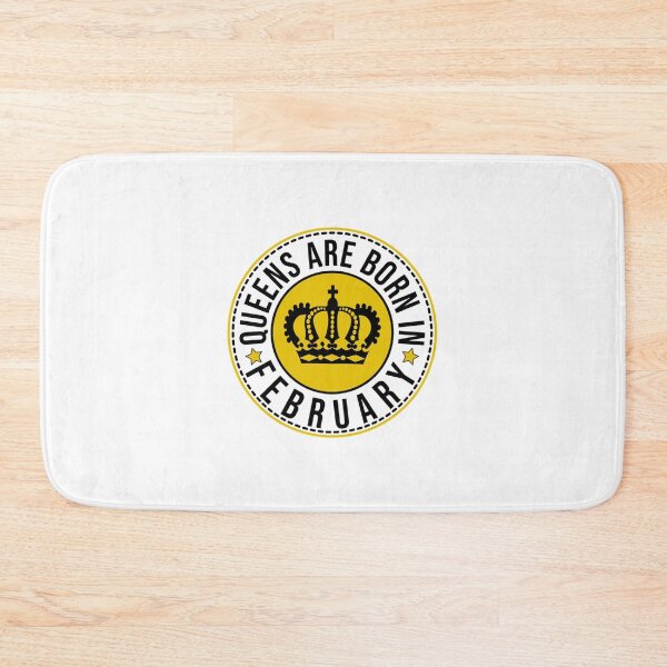 Item preview, queens are born in february, february queen vintage design, february born quotes.                          designed and sold by GalaxyPDX.