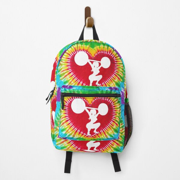 Item preview, Weightlifting Heart Shape Tie Dye Art designed and sold by MobertsonArt.