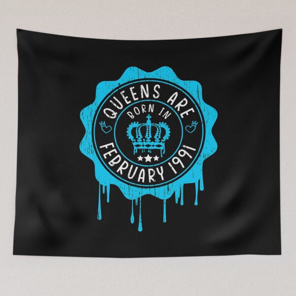 Item preview, Queens are born in february, february queen vintage design, february born quotes.                designed and sold by GalaxyPDX.