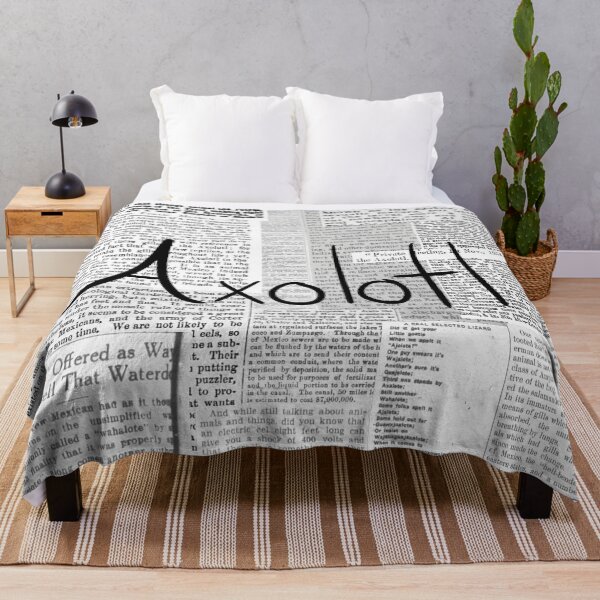 Item preview, Axolotl Historic Newspaper Collage designed and sold by JulesNeerg.