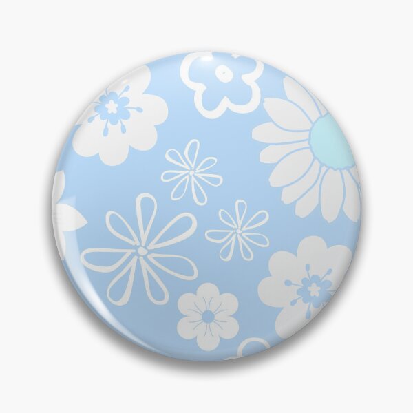 Item preview, Pretty Blue and White Floral Pattern of Many Flowers designed and sold by CreateShape.