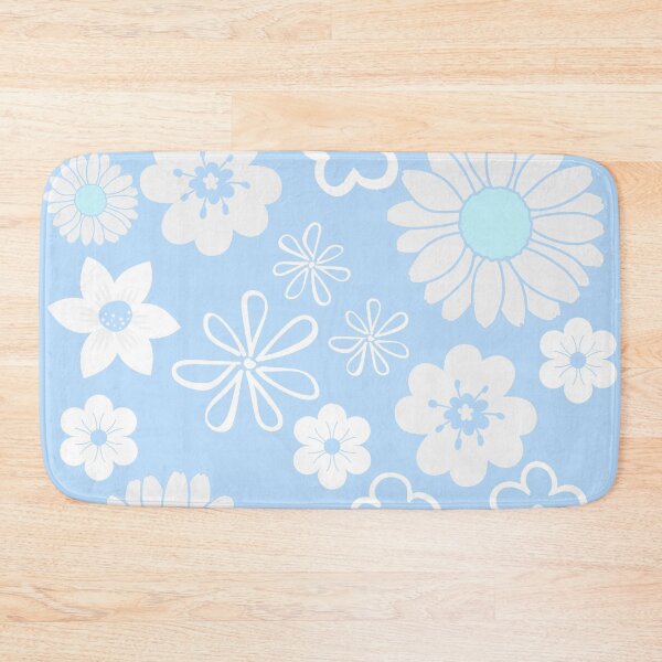 Item preview, Pretty Blue and White Floral Pattern of Many Flowers designed and sold by CreateShape.